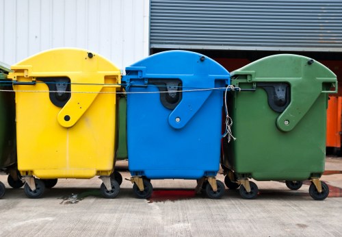 Residents disposing of old furniture in Havering