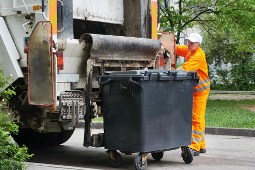 Efficient home clearance services being performed