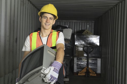 Professional waste clearance truck used in Havering